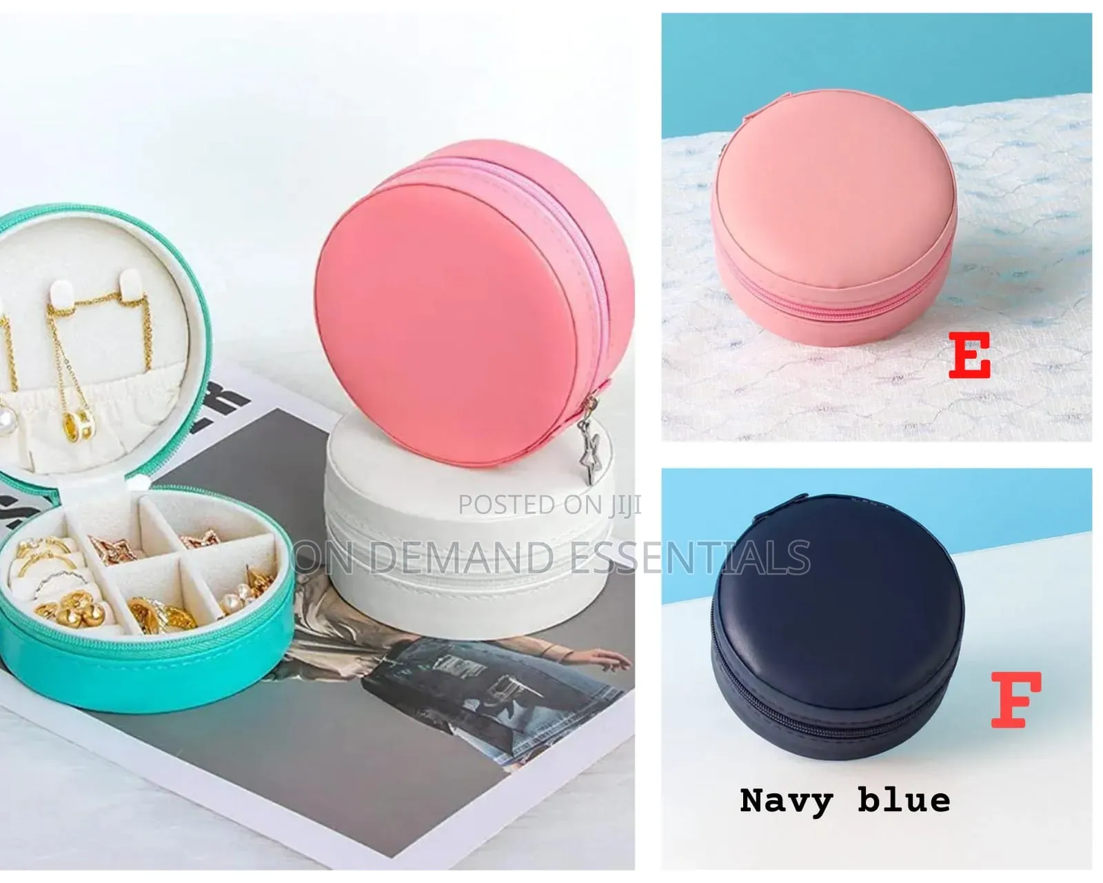 Portable Travel Storage Organizer Jewelry Case