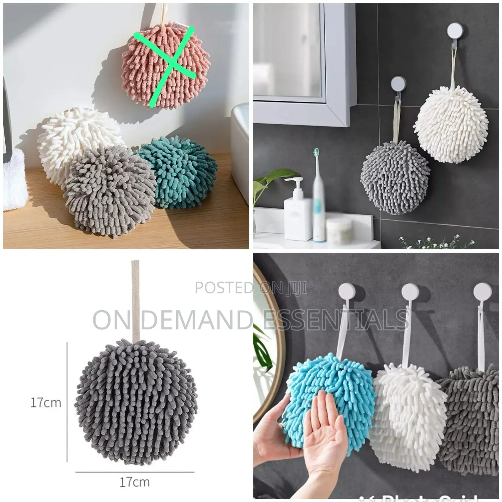 Chenille Towel Kitchen/Bathroom Towel Ball