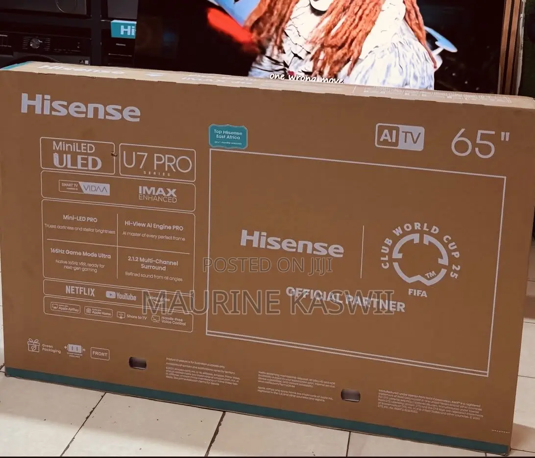 Hisense 65U7QPRO 65 Inch Smart UHD ULED-MiniLED