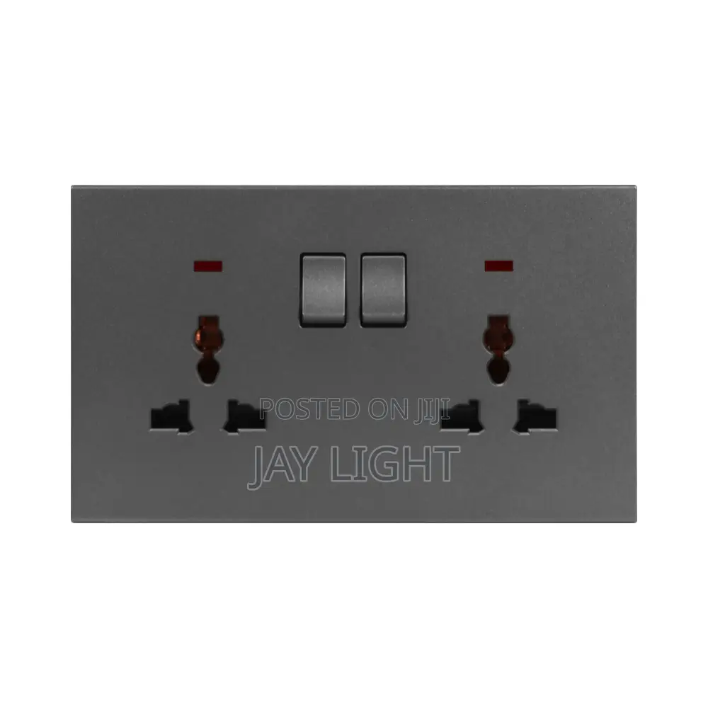 Double Universal Power Electric Wall Socket