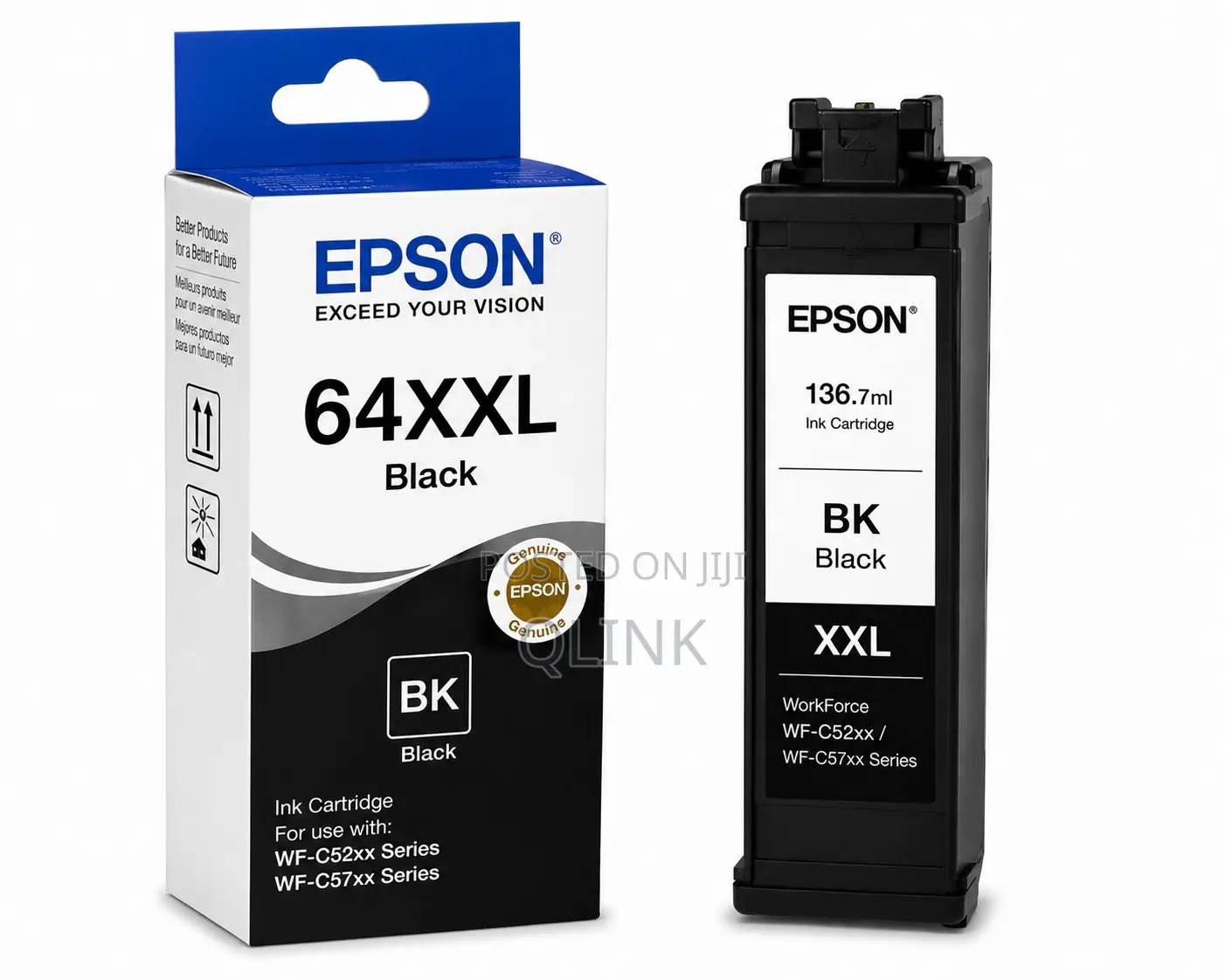 Epson Black XXL Ink Cartridge 136.7ml for WF-C52xx / WF-C57xx Series