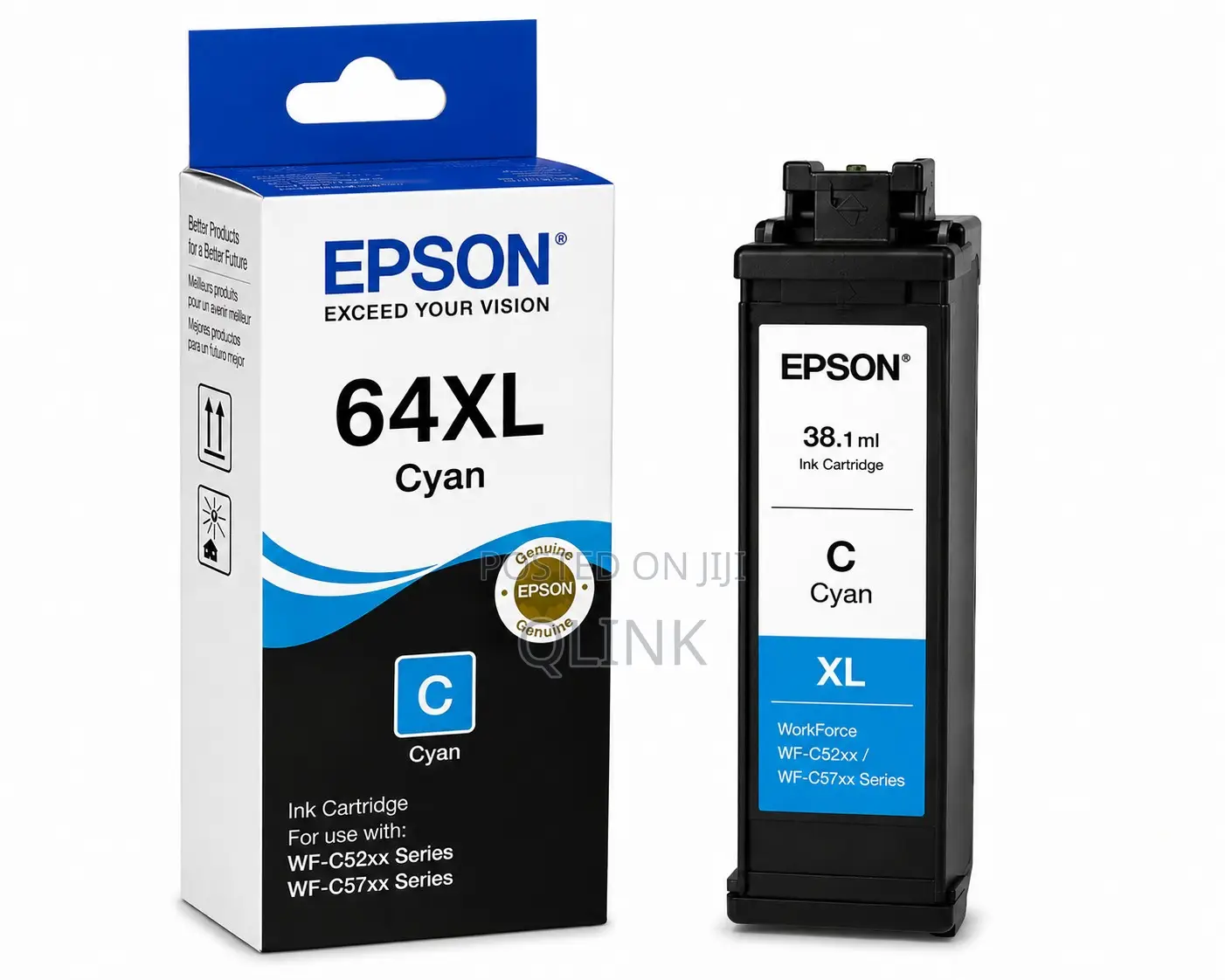 Epson Cyan XL Ink Cartridge 38.1ml for WF-C52xx / WF-C57xx Series