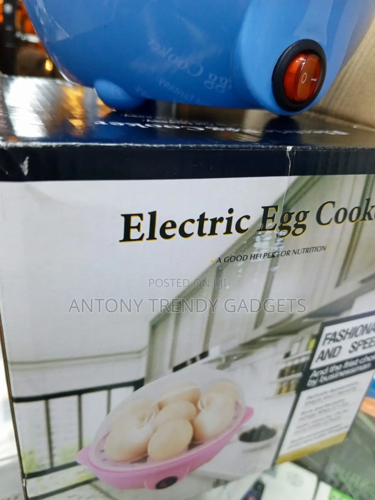 2 Tier Electric Egg Boiler With Auto Shut Off Measuring Cup