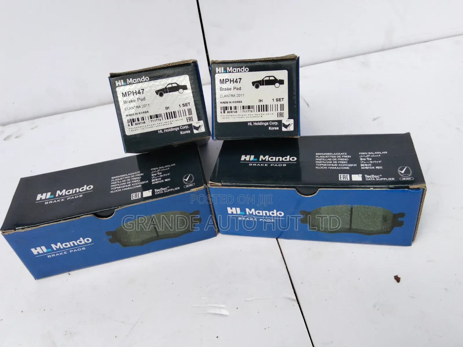 Front Brake Pads Hyundai Accent/Kia Rio 2010