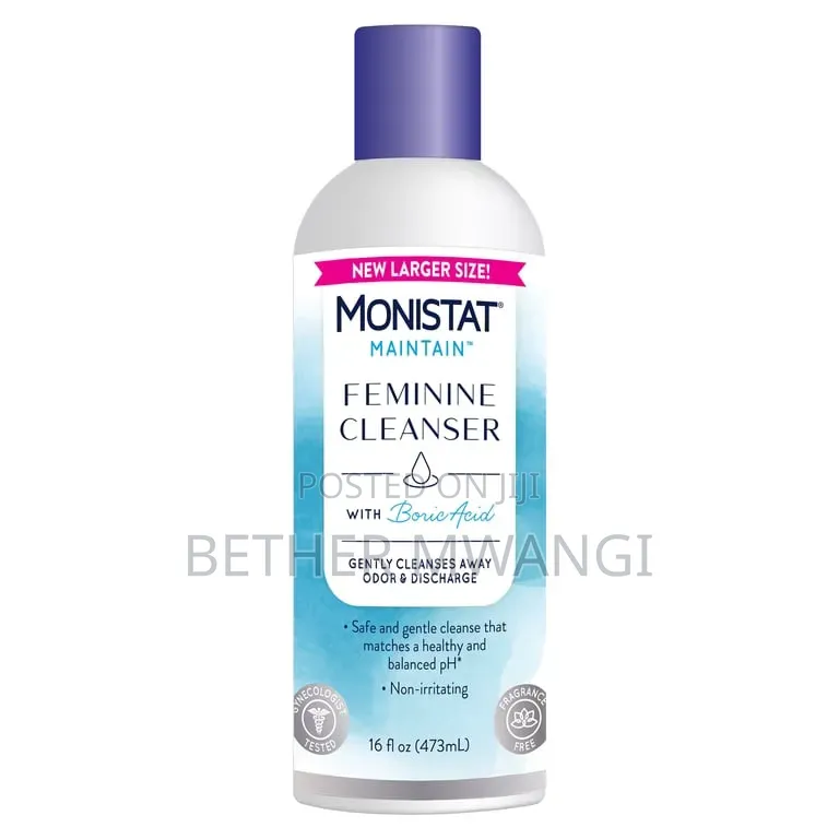 Monistat Boric Acid Feminine Wash, Fragrance-Free (296Ml)