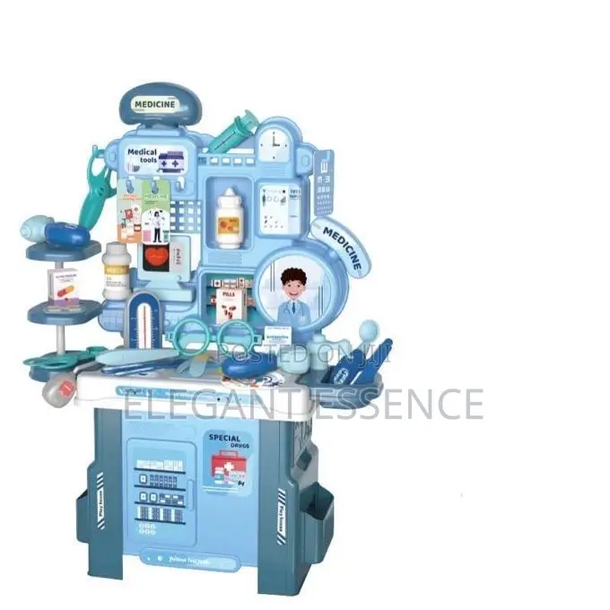 Kids Medical Station Playset – 42Pcs Doctor Role Play Kit With Tools