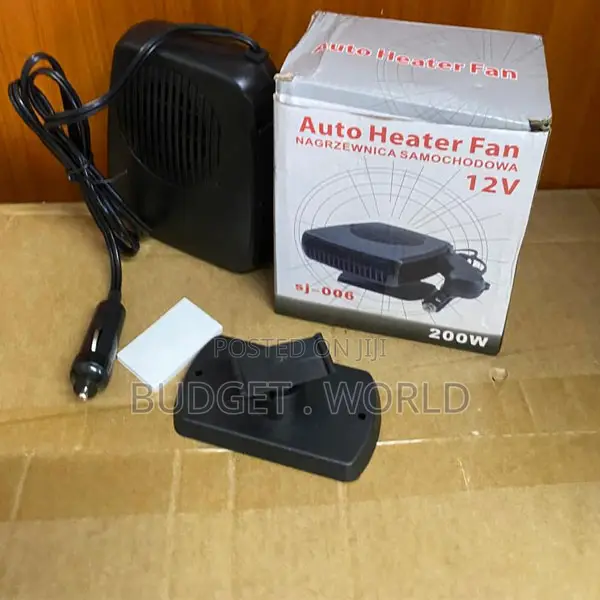 SJ006 Compact 12V Dashboard Heater Air Circulation Fan