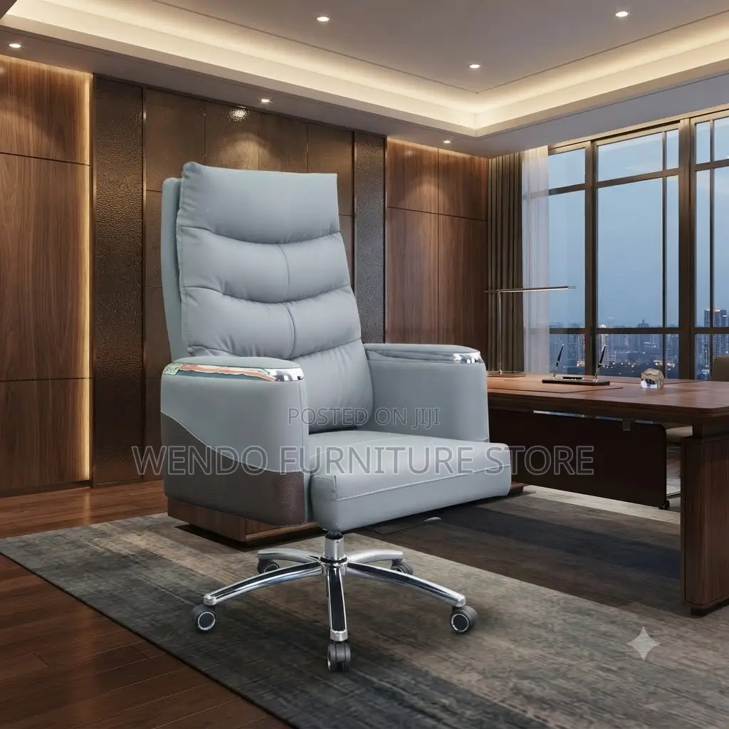 Office Chair; Executive High Backrest Footrest CEO Seats