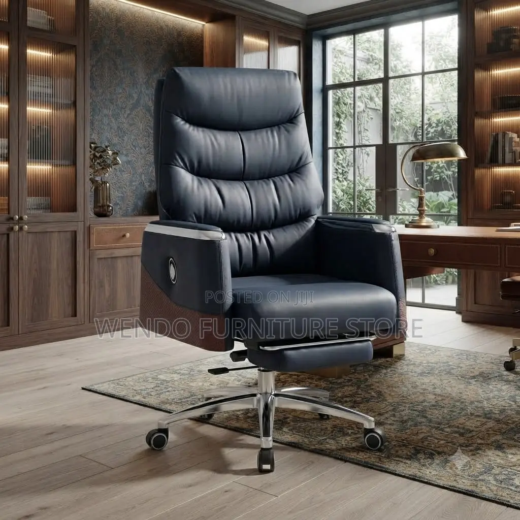 Office Chair; Executive High Backrest Footrest CEO Seats
