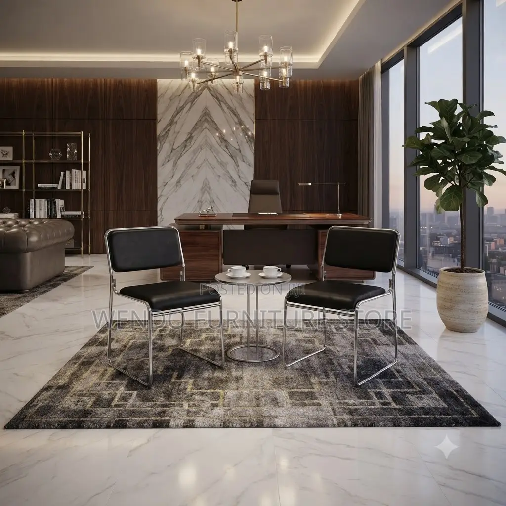 Office Chairs; Mid Backrest Leathered Office Reception Catalina Chairs