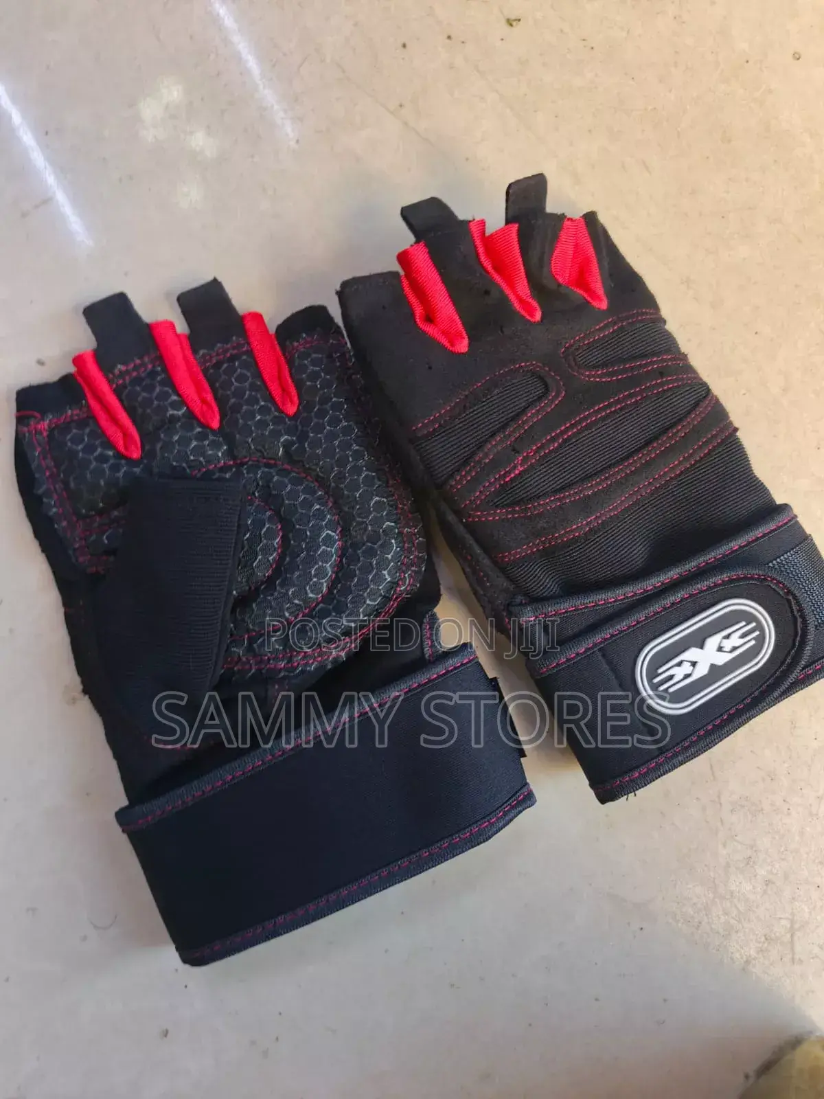Anti-Slip Weightlifting Gloves – Padded Half Finger Gym Training