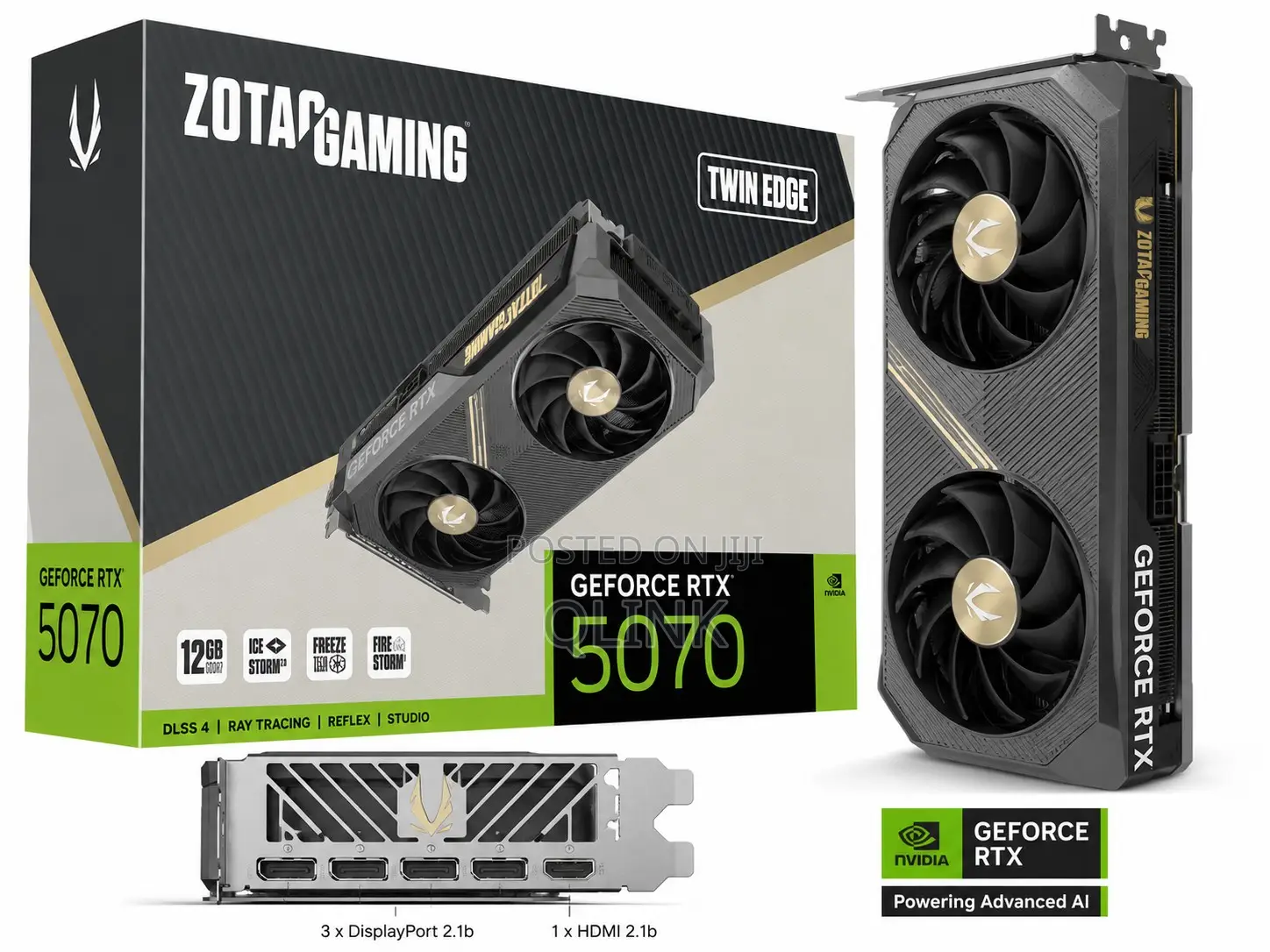ZOTAC GAMING GeForce RTX 5070 Twin Edge 12GB GDDR7 Graphics Card
