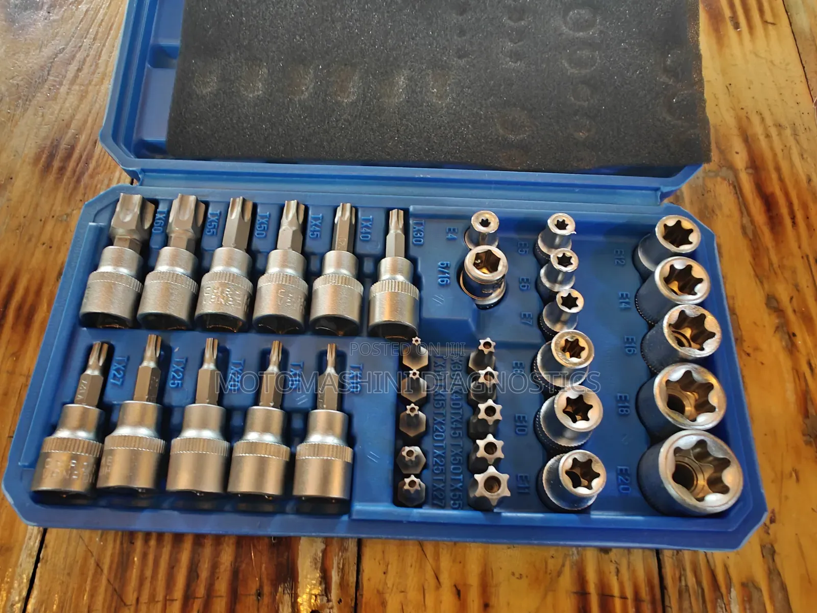 34 Piece Torx Male and Female Set Kit High Quality Etorx and Torx