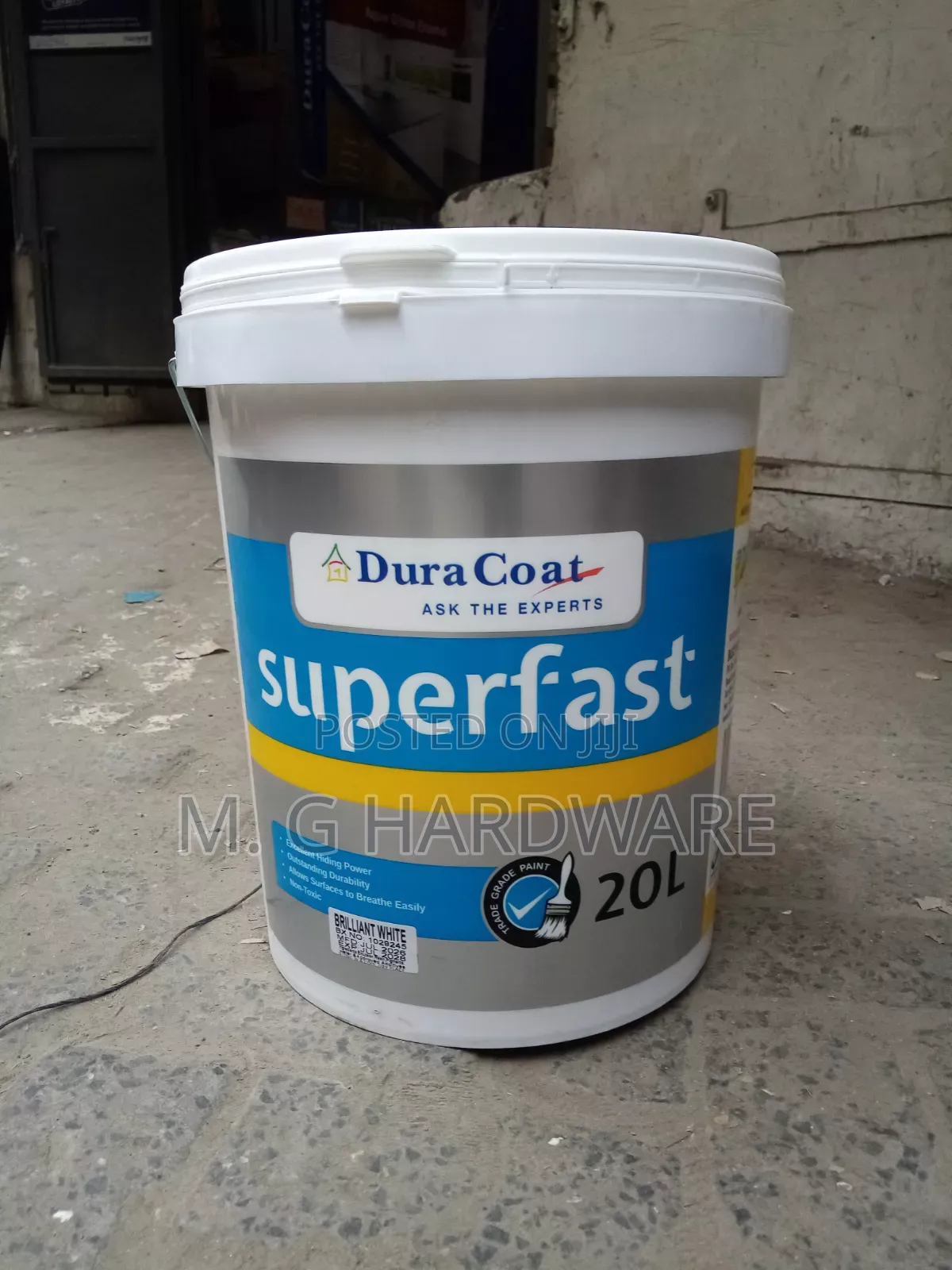 Duracoat Superfast Brilliant White 20litres