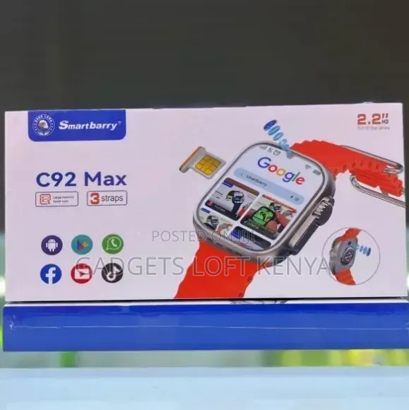 C92 Max Smartwatch With SIM Card Slot