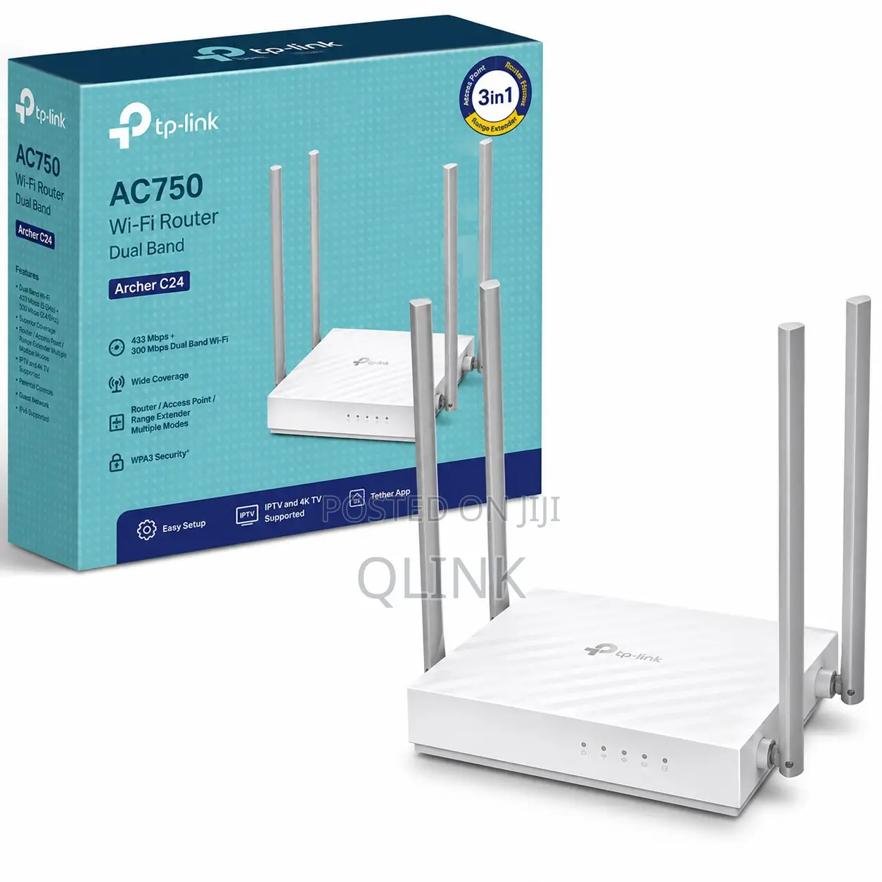TP-Link AC750 Wireless Wi-Fi 5 Router - TL-ARCHER C24