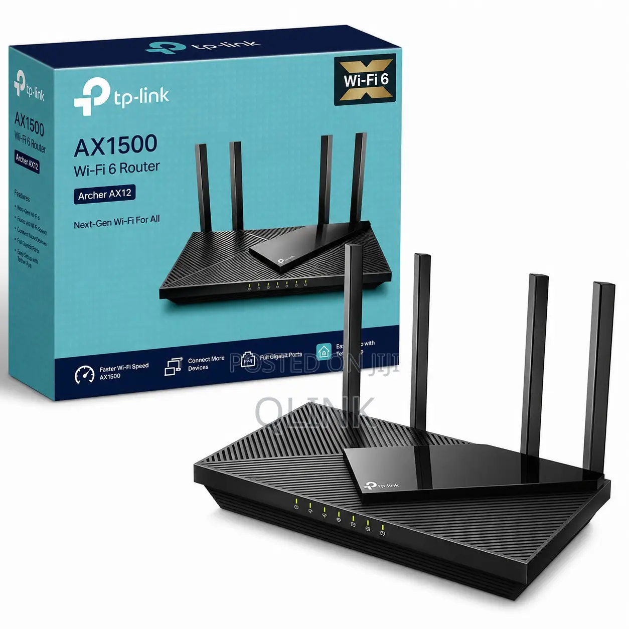 TP-Link AX1500 Wi-Fi 6 Router - TL-ARCHER AX12