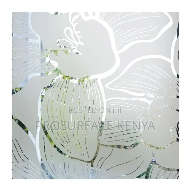 Stylish Glass Frosting Film With Modern Designs
