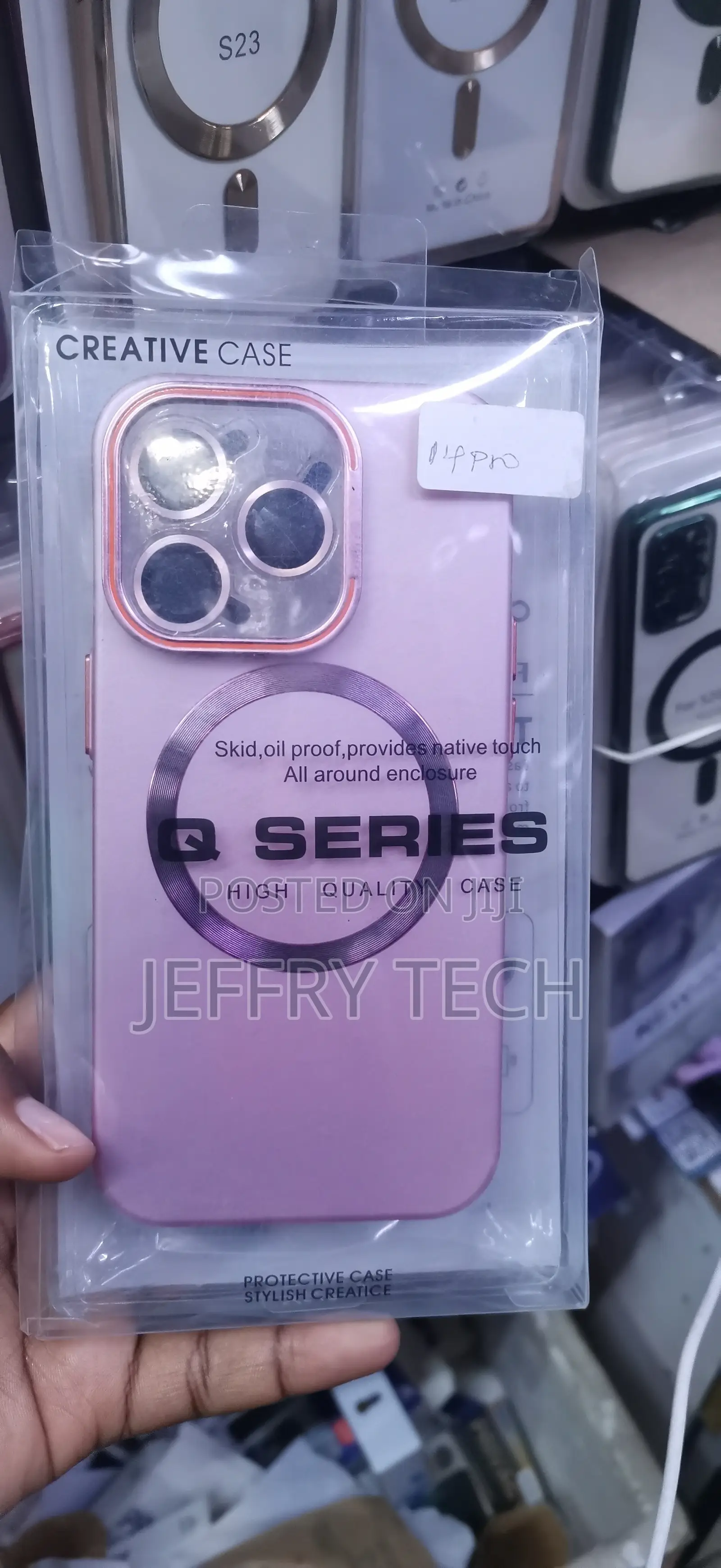 Pink Creative Case Q Series Phone Case