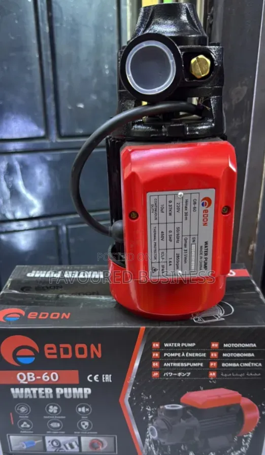 Heavy Duty 0.5 HP Eden Boostet Pump/ Top Quality Electric Water Pump