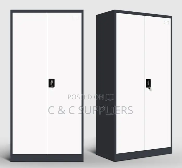 2 Doors Steel File Cabinet-Gray
