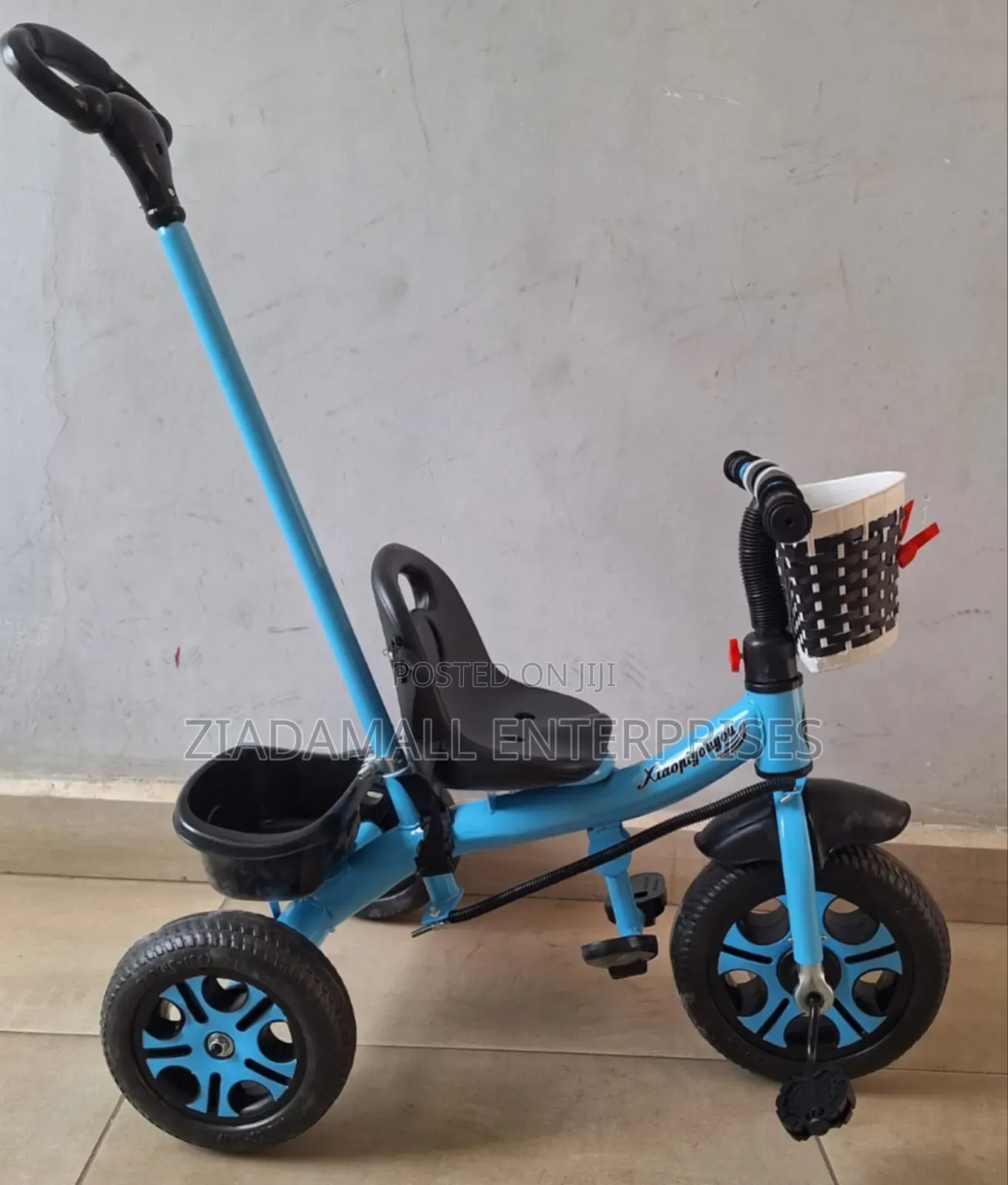 Tricycle With Push Handle