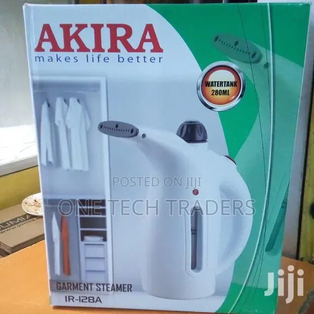 Akira Facial/Cake / Garment Steamer Pink and White