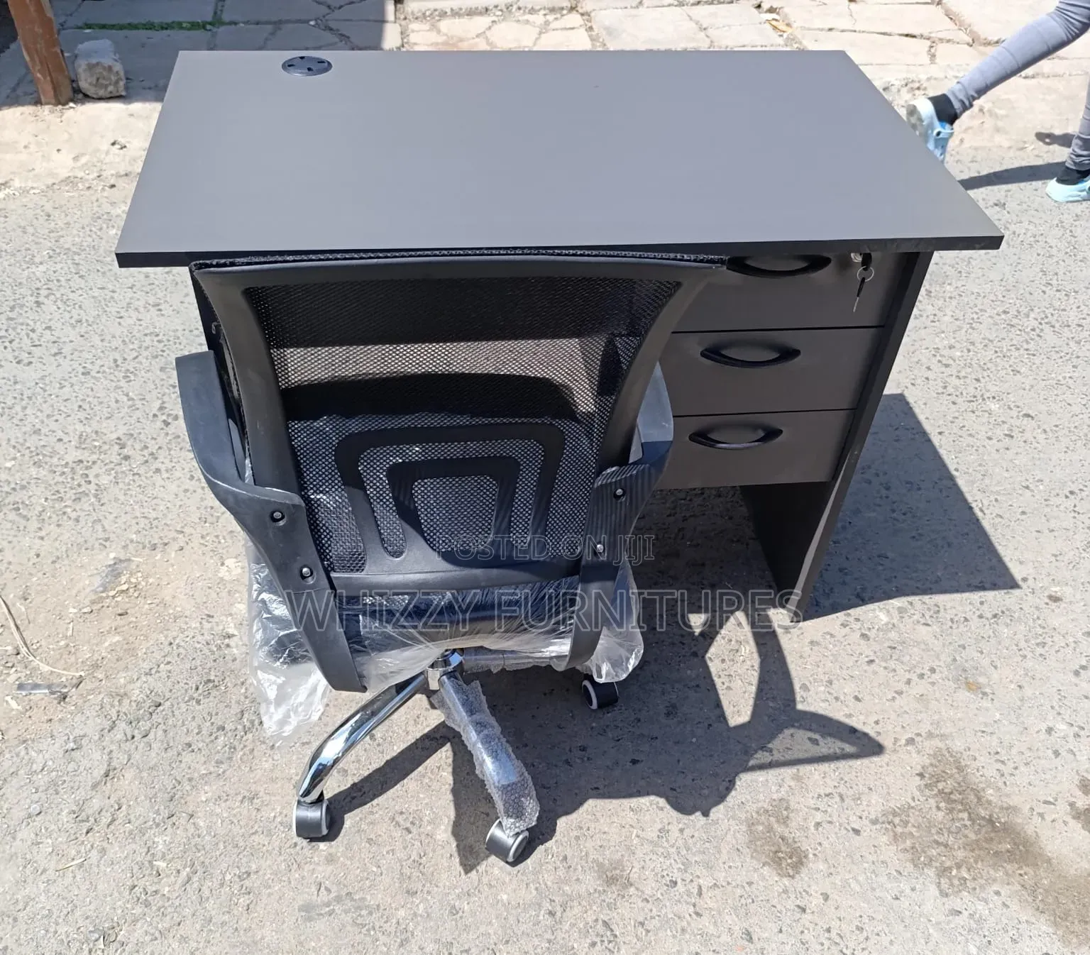 Office Desk and Chair (Combo)