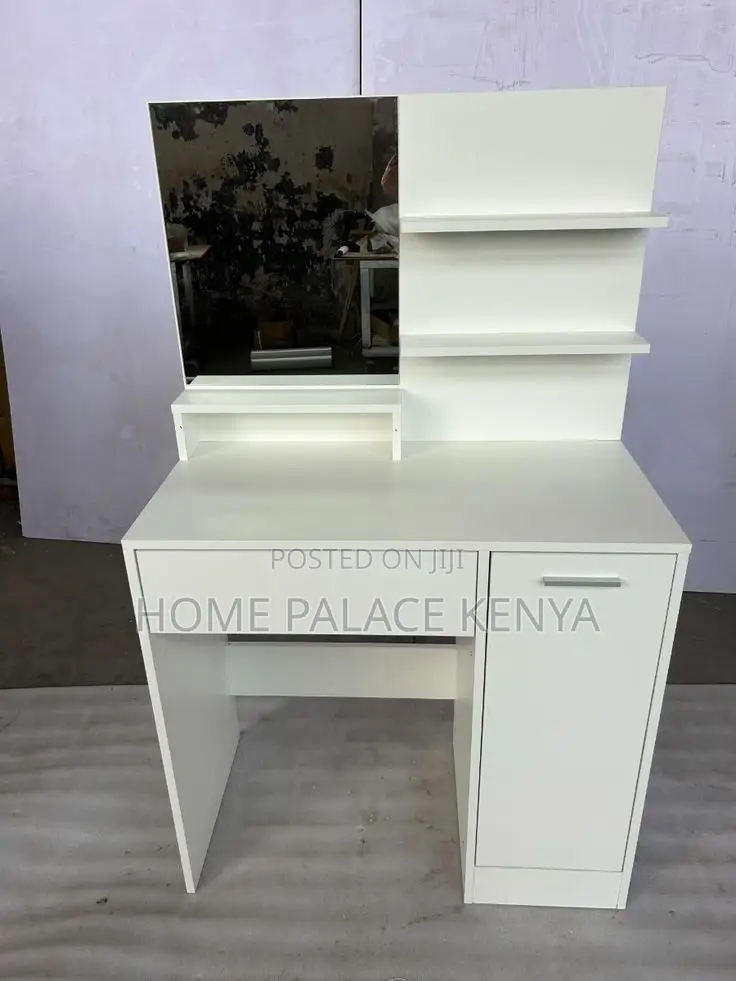 Vanity Set; Premium MDF Dressing Table Set With Mirror