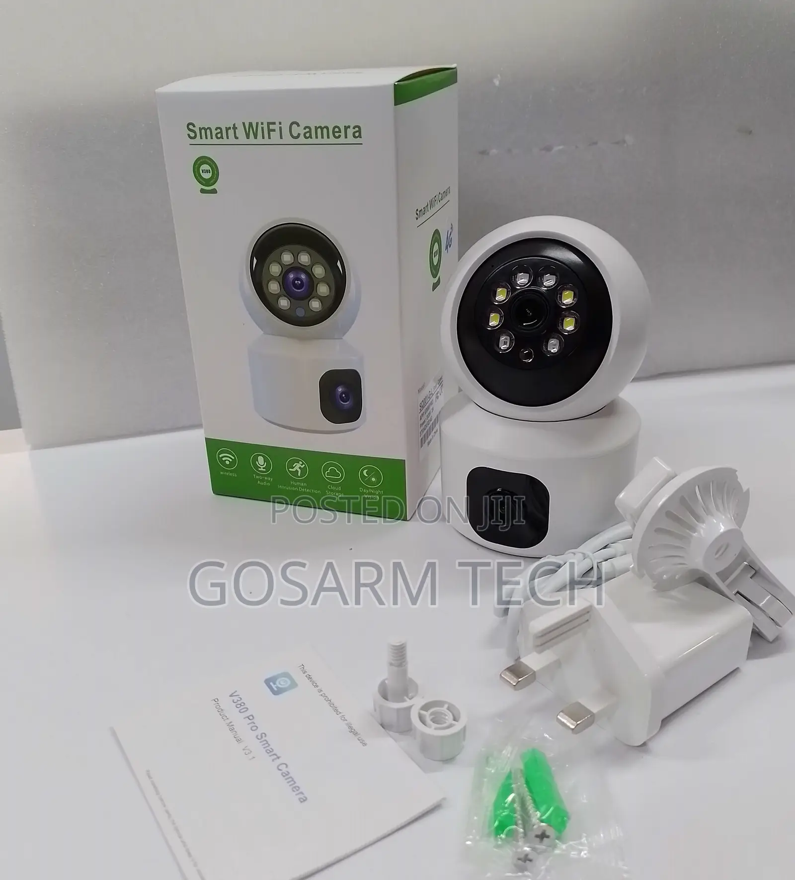 Dual Lens 4G Baby Monitor CCTV Camera Security Camera With App Control