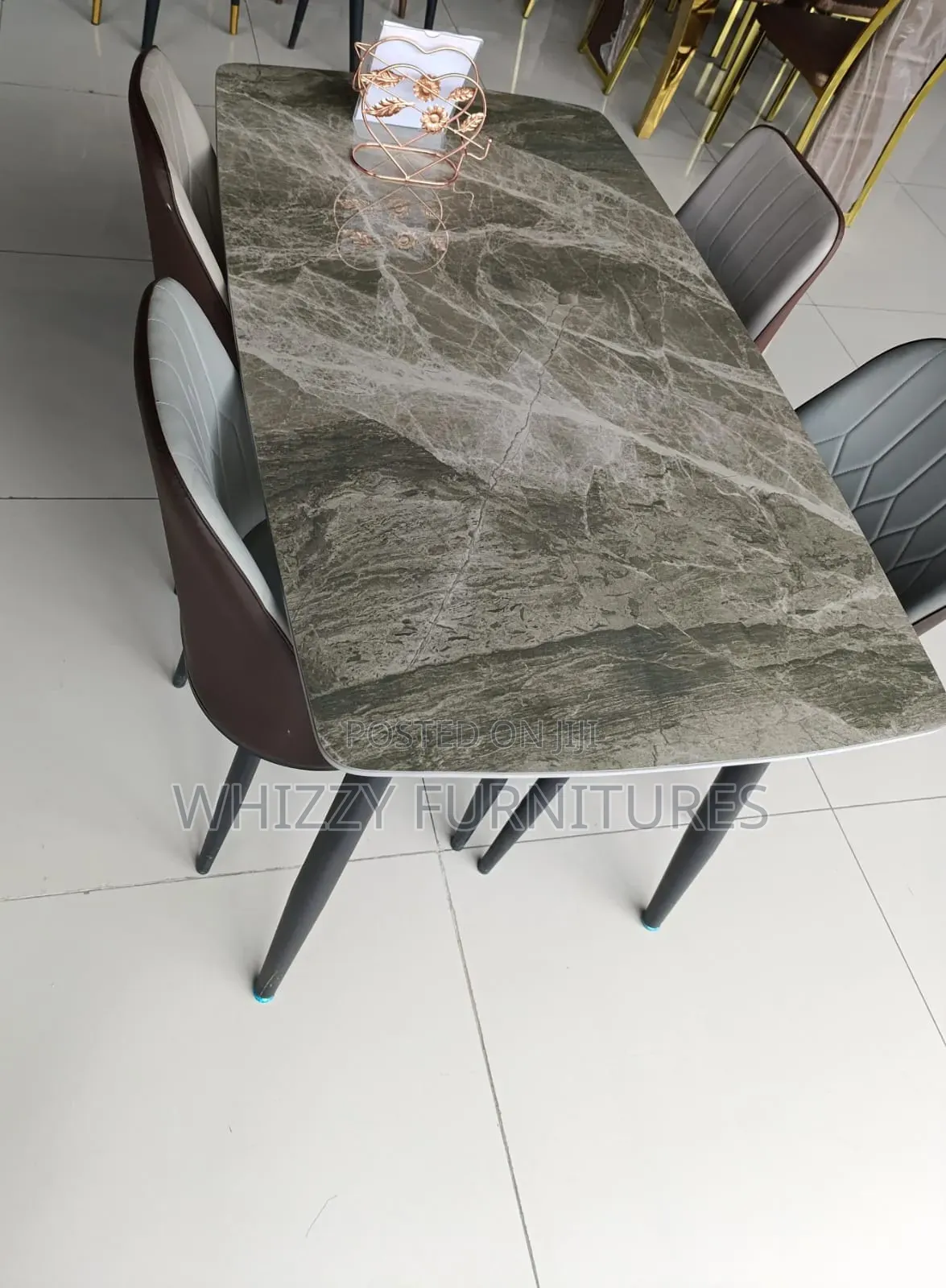 Modern Marble Dining Top Dining Set