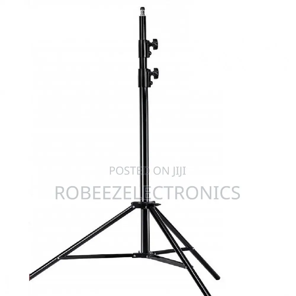 2.4M (8ft) Spring-Cushioned Studio Light Stand Support