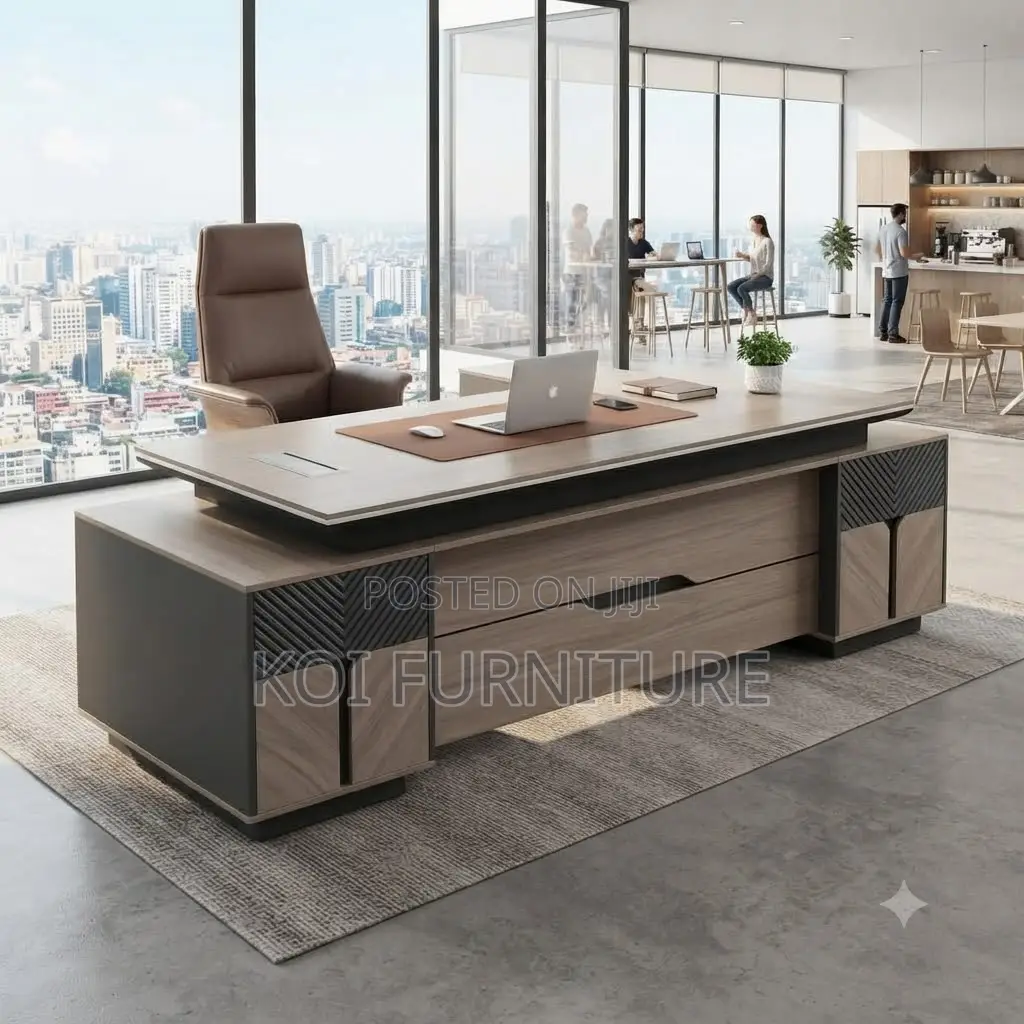 Office Desk; 2.4 Meters Executive Senior Manager Desk