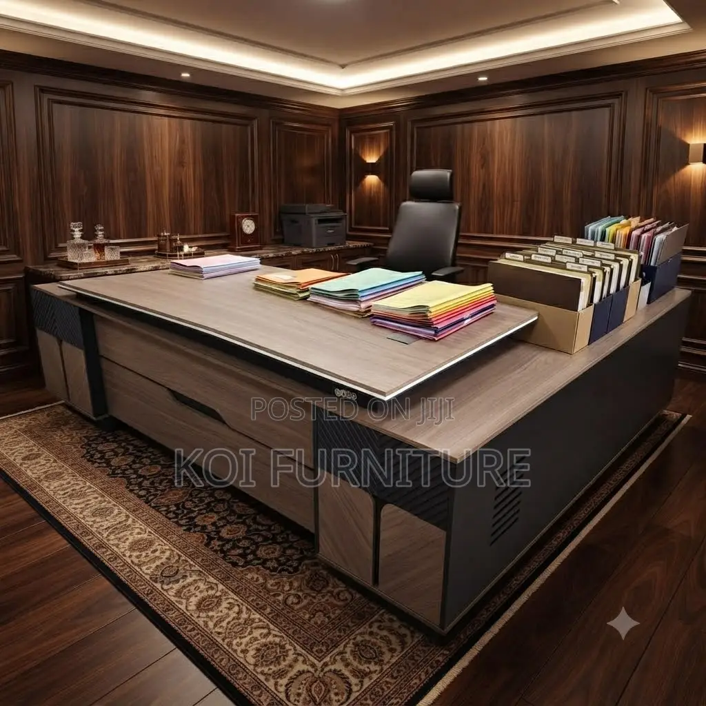 Office Desk; 2.4 Meters Executive Senior Manager Desk