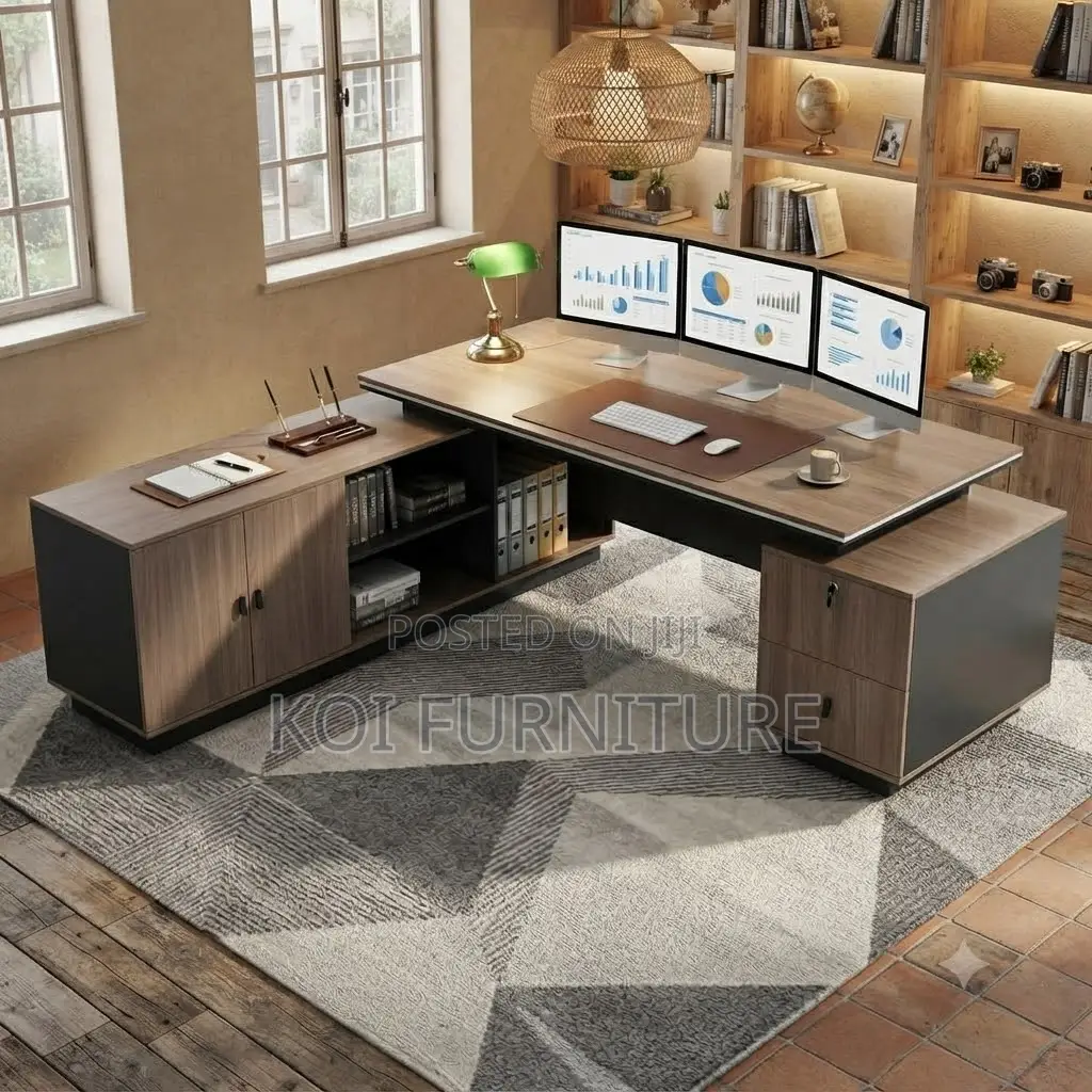 Office Desk; 2.4 Meters Executive Senior Manager Desk
