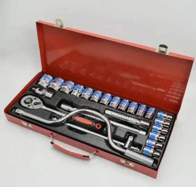 24-PCS 1/2" Drive Socket Wrench Set