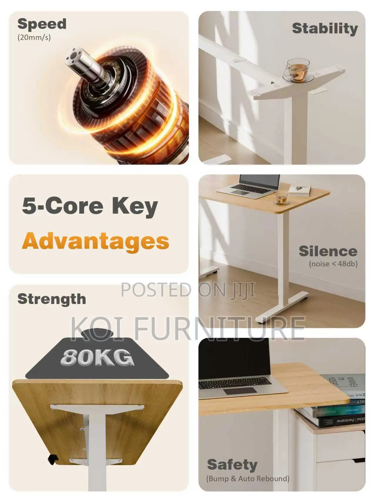 Office Desk; 1.4 Meter Studio Offices Adjustable Desk