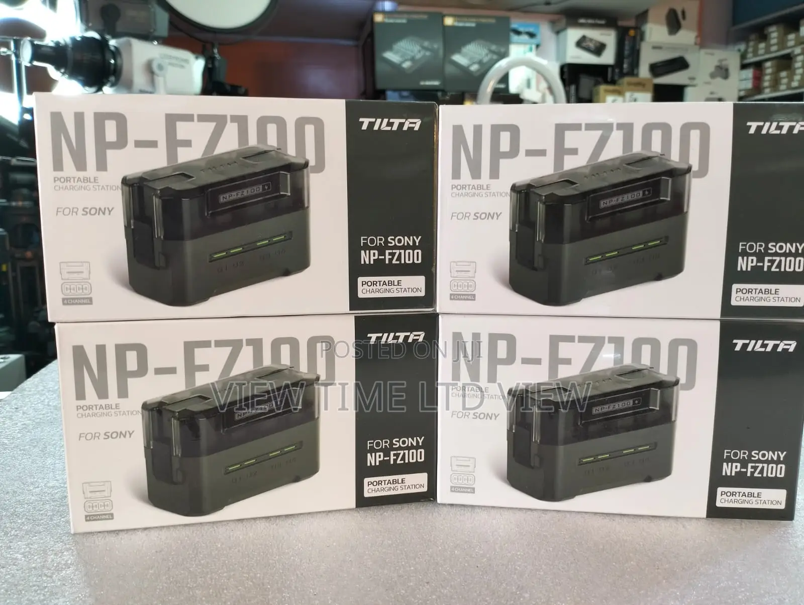 Tilta 4-Channel NP-FZ100 Portable Charging Station