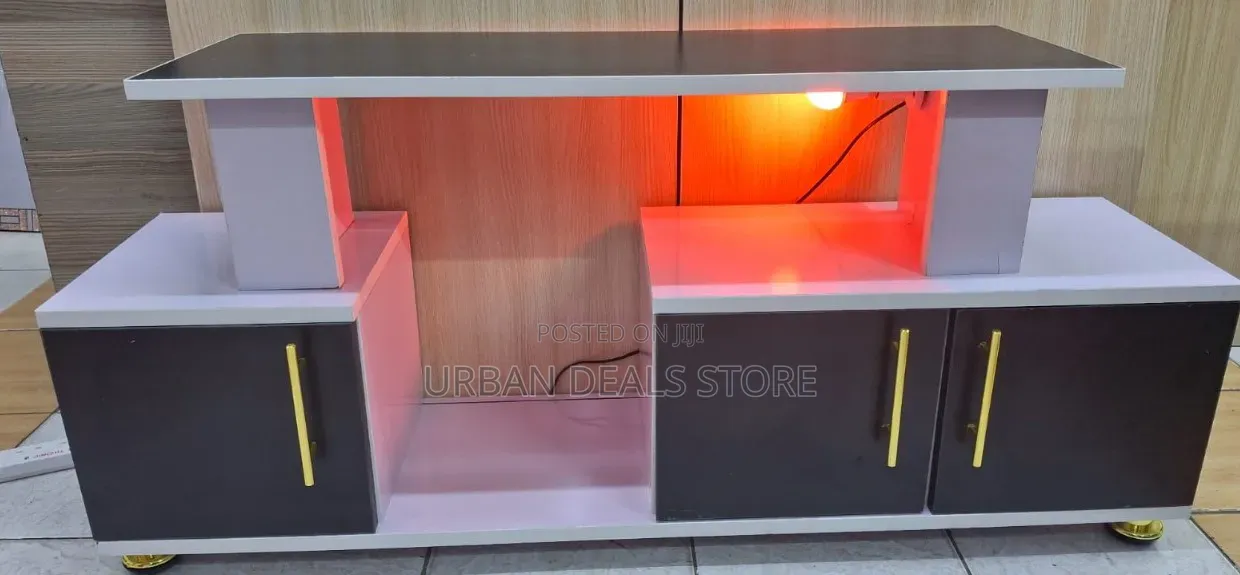 Istanbul 2 Modern TV Stand With LED Lights