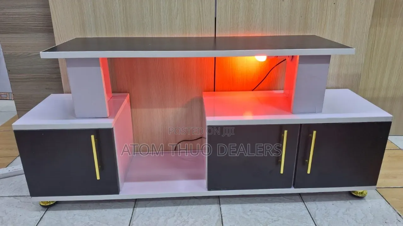 Istanbul 2 Modern TV Stand With LED Lights 