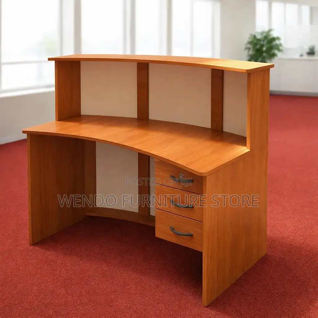 Reception Desk; 1.6 Meters Curved Circle Reception Desk