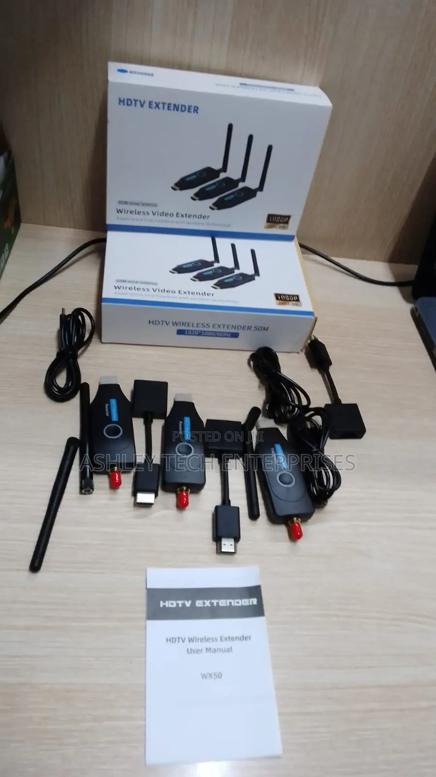 High Performance 50M Wireless HDMI Video Extender – Dual Receiver Kit