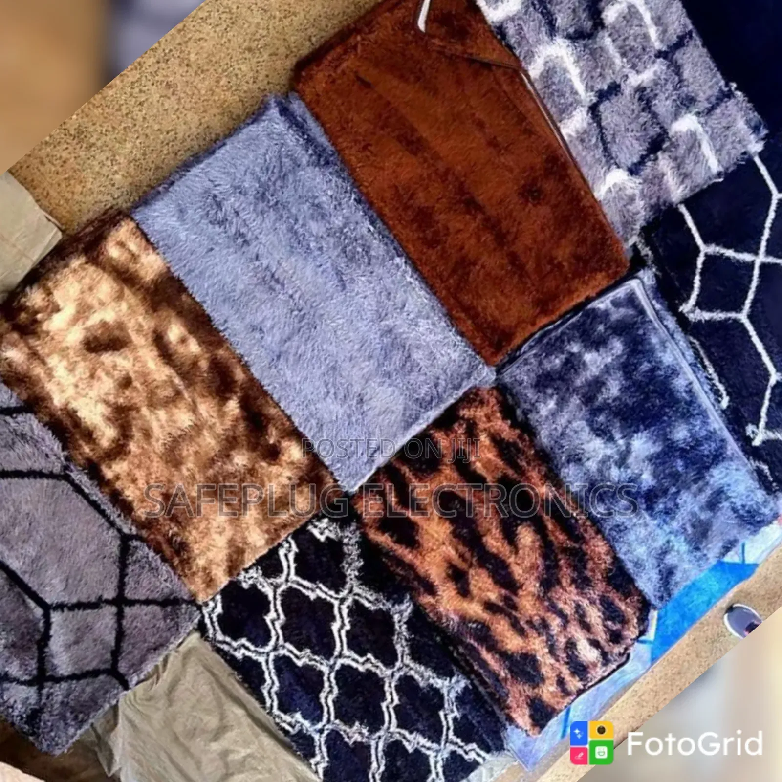 Premium 5×8 Fluffy Area Rug – Cozy Non-Slip Home Carpet