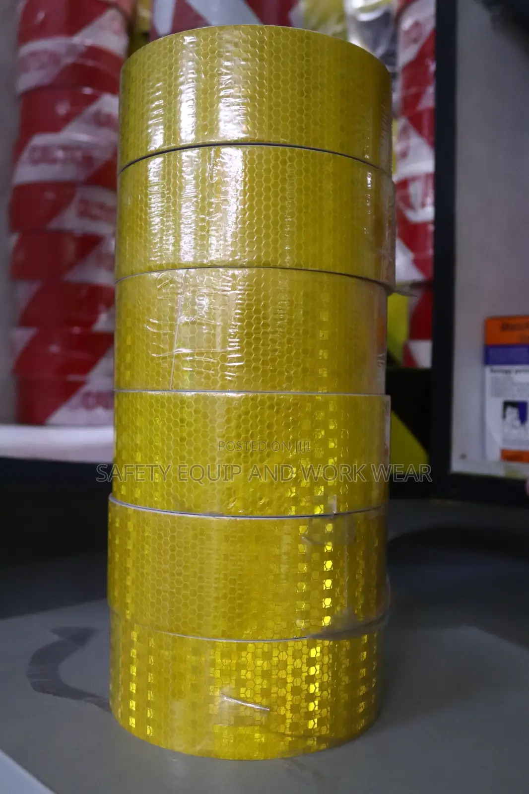 Adhesive Yellow Tape
