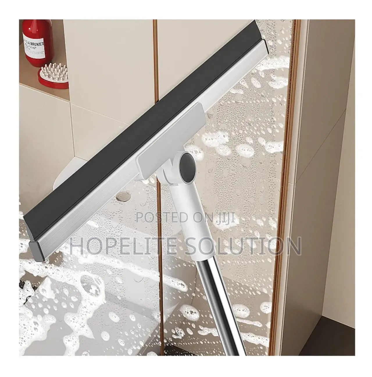 Long Handle Telescopic Rod Glass, Floor Window Squeegee Cleaner