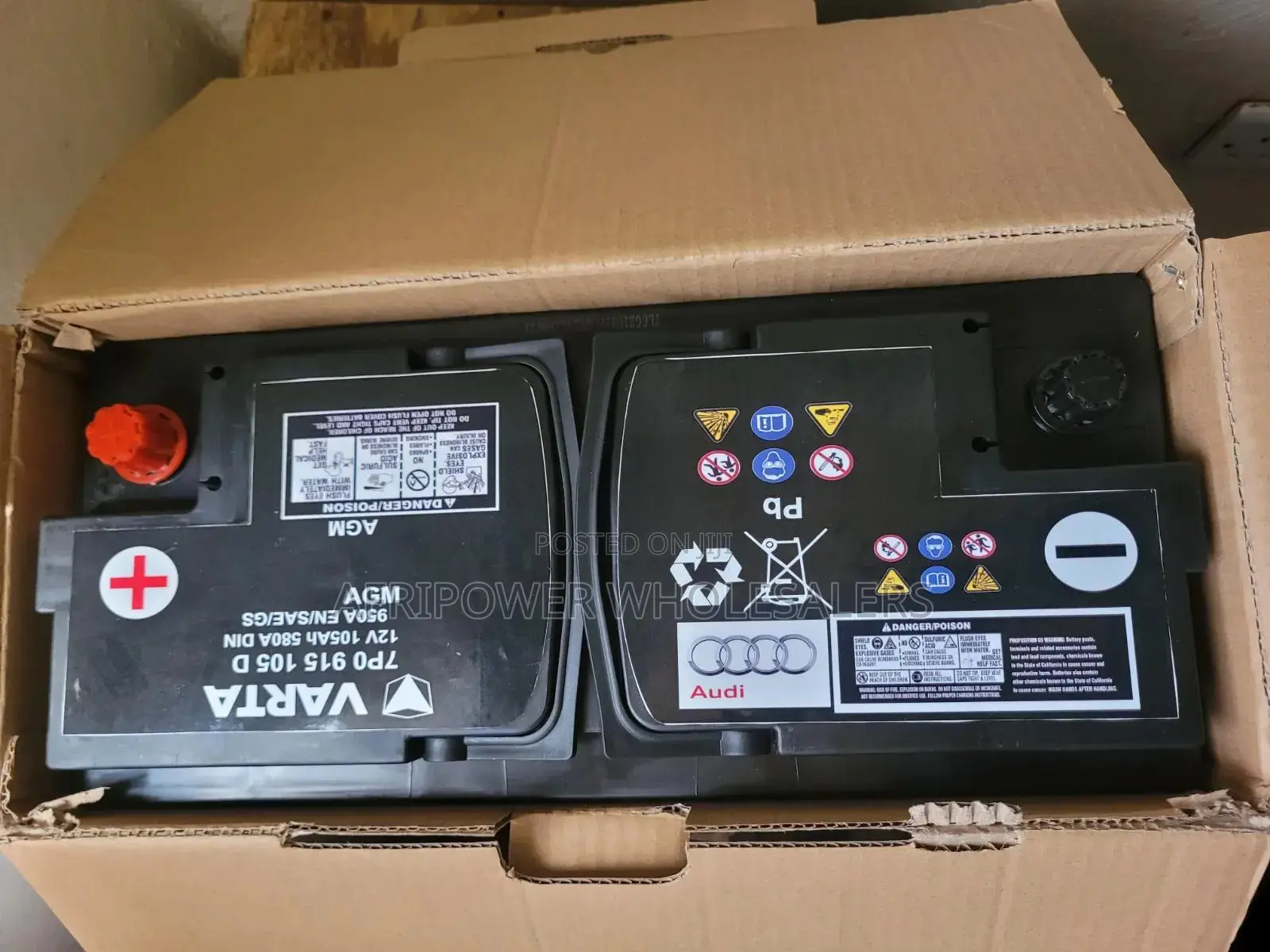 Varta Din 105 Agm Start-Stop Battery