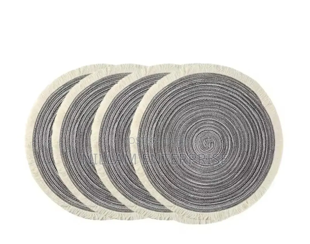 Woven Round Braided Environmentally Friendly Table Placemats