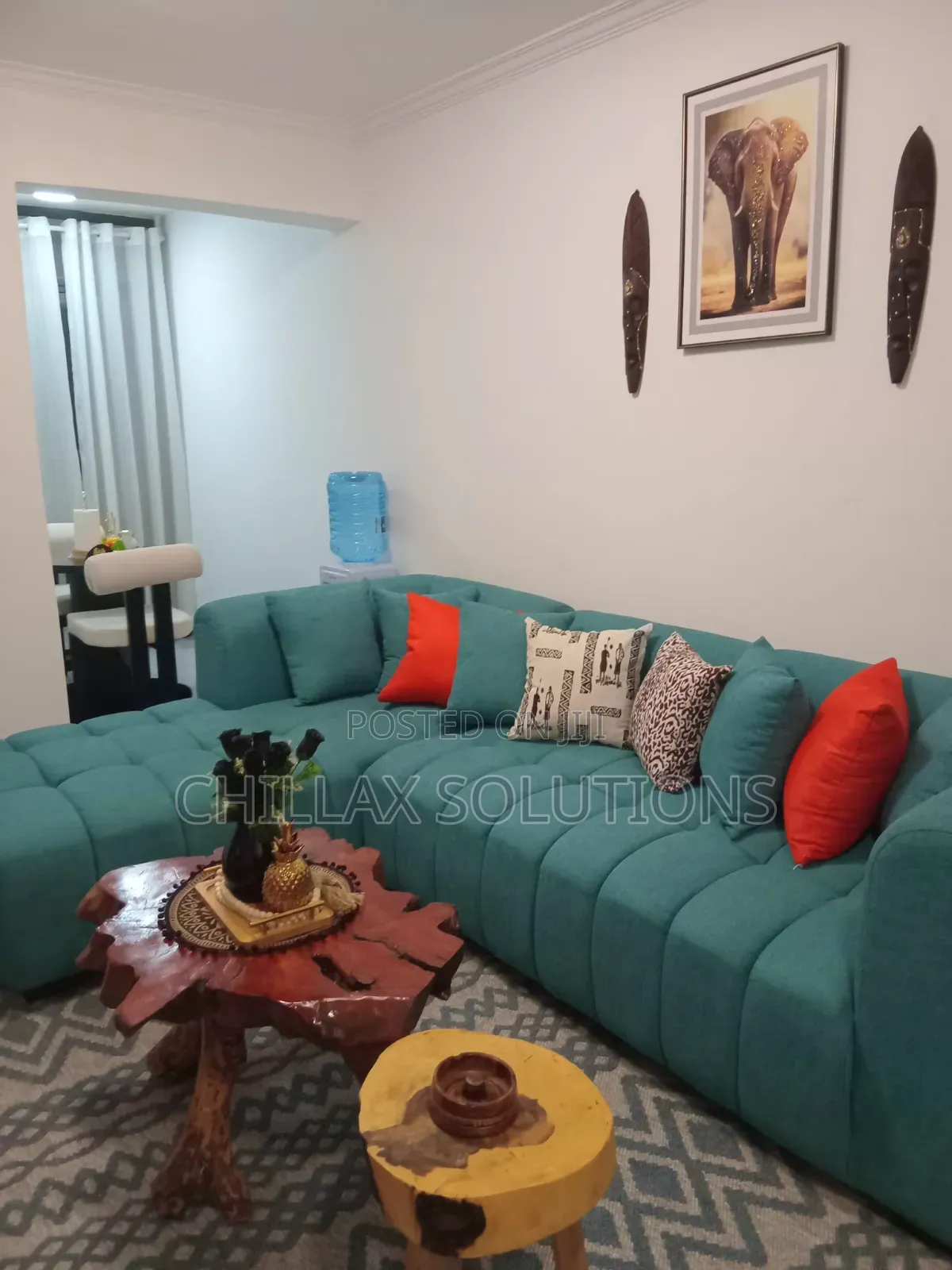 Afro-Modern 1 Bedroom BNB for Short Long Stay, Kilimani