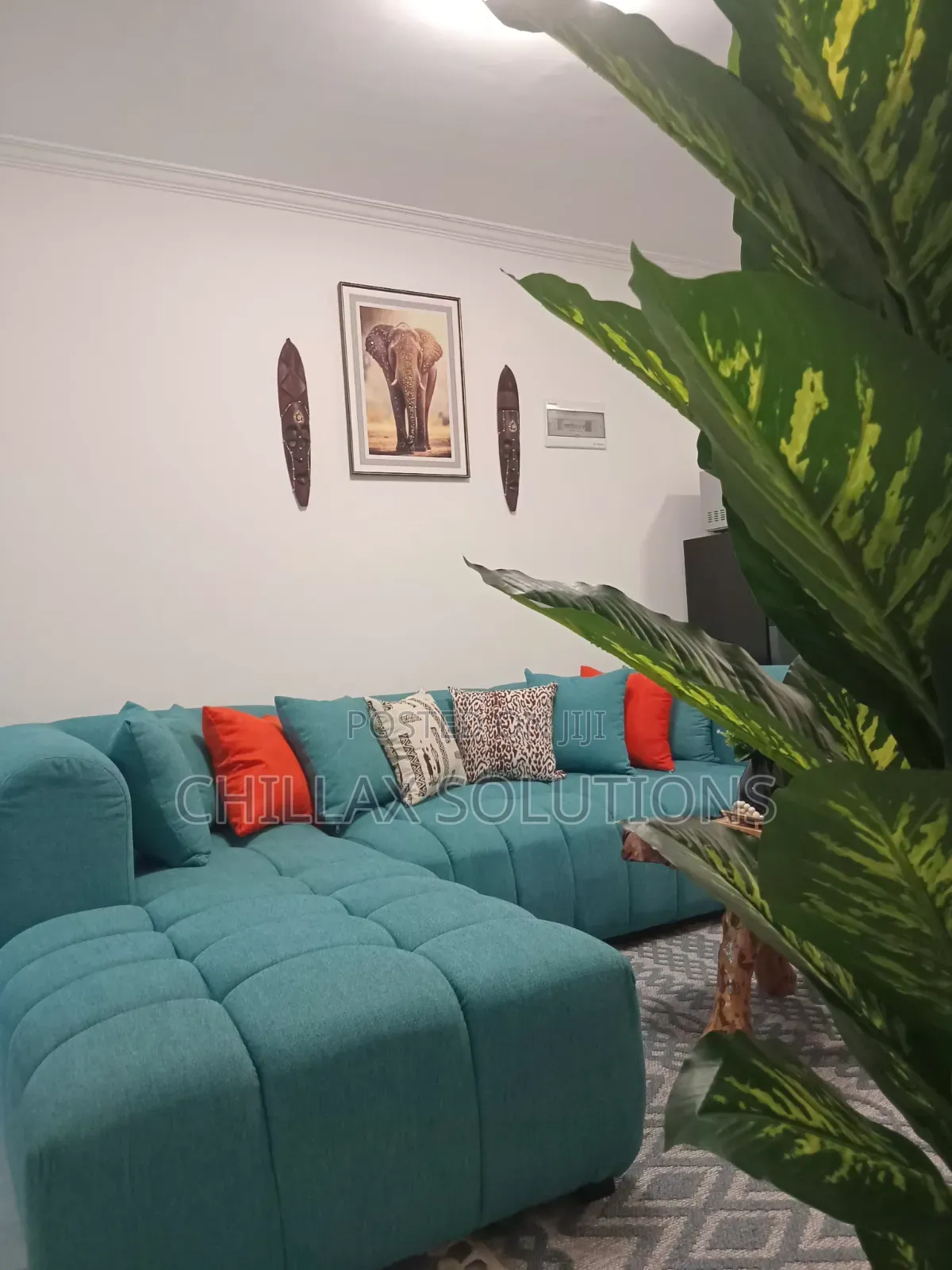 Afro-Modern 1 Bedroom BNB for Short Long Stay, Kilimani
