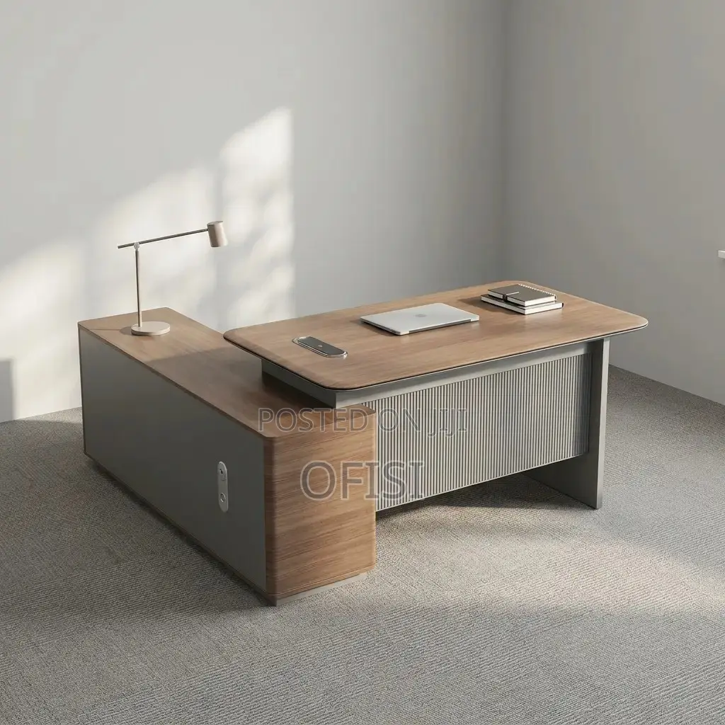 Office Desk; 1600mm Executive L-Shape Desk